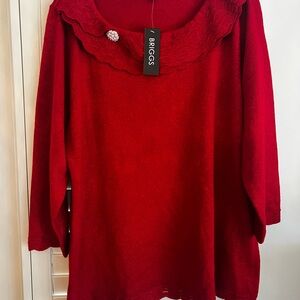 Briggs Women's Red Sweater